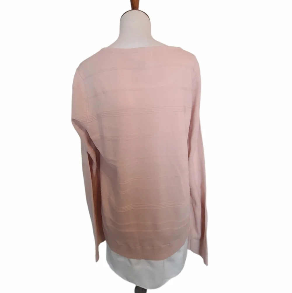 Calvin Klein Blush Pink Pullover Sweatshirt  Soft‎ Cozy Romantic Medium NWT - Picture 3 of 9